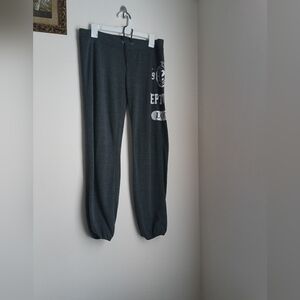 Wild Punch Sweatpants Women XL Charcoal Joggers Workout Casual Running Errands